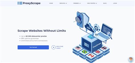 ProxyScrape login.
